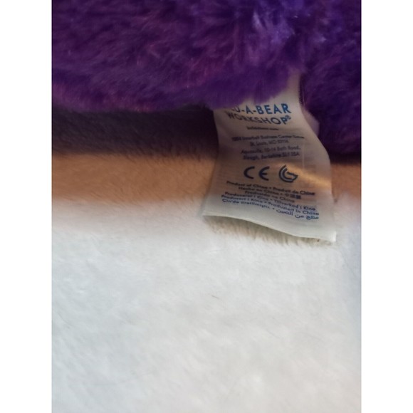 Shopkins Purple Bear Build a Bear Workshop 16" Plush Stuffed Toy Retired EUC - Picture 3 of 4